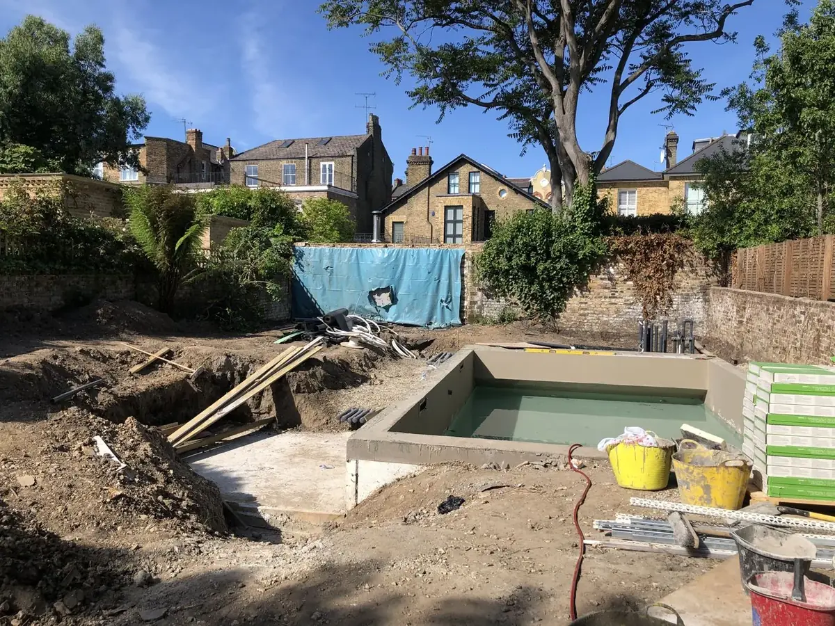 Macaulay Road garden during works